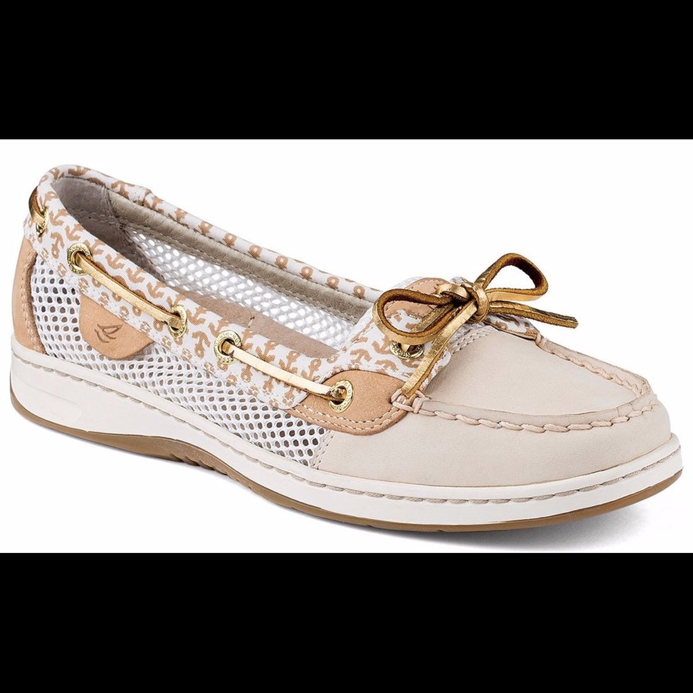 Sperry Angelfish Anchor Print boat shoes